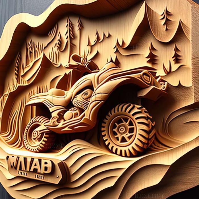 3D модель Yamaha Grizzly 450 (STL)